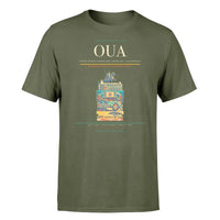 Thumbnail for Thomas Sankara International Airport (OUA) T-Shirt single-side front print in Green Army | thomas-sankara-international-airport-oua-double-side-t-shirt