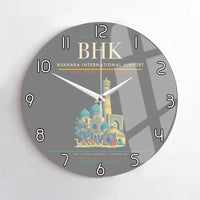 Thumbnail for Bukhara International Airport BHK Wall-Clock No-Frame - Gray