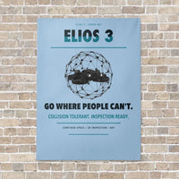 Thumbnail for Flyability Elios 3 vertical canvas print - no frame - light blue background