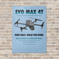 Thumbnail for Autel EVO Max 4T vertical canvas print - no frame - light blue background