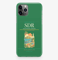 Thumbnail for Santander Airport (SDR) design on green iPhone 16 Pro MagSafe case