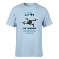 Thumbnail for DJI FPV design on light blue single side