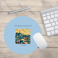 Thumbnail for VINTAGE G4414 - The Radio Tube Rush - Designed Mouse Pads design on lightblue round