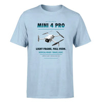 Thumbnail for DJI Mini 4 Pro design on light blue single side