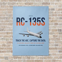 Thumbnail for RC-135S Cobra Ball vertical canvas print - no frame - light blue background