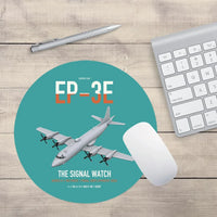 Thumbnail for EP-3E ARIES II design on turquoise round mouse pad