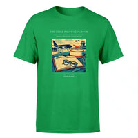 Thumbnail for VINTAGE G4426 - The Chief Pilot's Logbook - Premium T-Shirt design on green premium t shirt