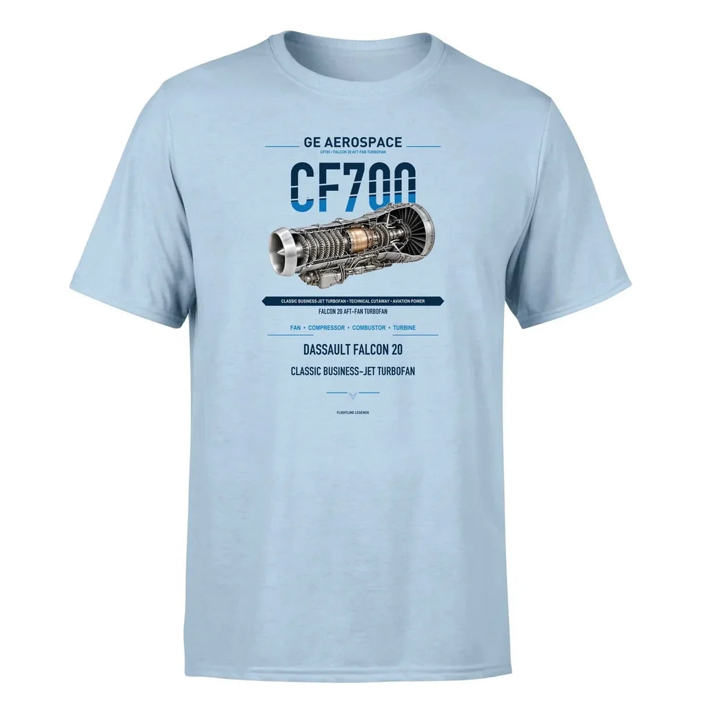 CF700 design on light blue single side