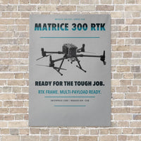 Thumbnail for DJI Matrice 300 RTK vertical canvas print - no frame - light gray background