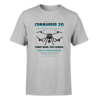 Thumbnail for Draganfly Commander 3XL design on light gray single side