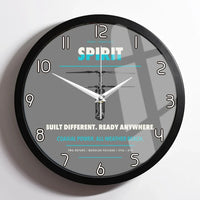 Thumbnail for Ascent AeroSystems Spirit design on gray framed wall clock