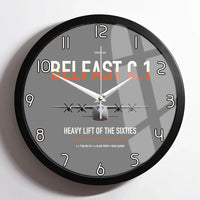 Thumbnail for Short Belfast C.1 design on gray framed wall clock