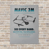 Thumbnail for DJI Mavic 3 Multispectral vertical canvas print - no frame - light gray background