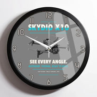 Thumbnail for Skydio X10 design on gray framed wall clock