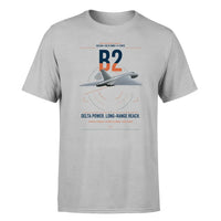 Thumbnail for Avro Vulcan B2 design on light gray t-shirt, single-side print