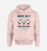Thumbnail for DJI Mavic Air 2 design on pink hoodie single side
