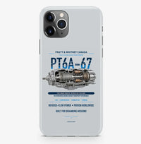 Thumbnail for PT6A-67 Case ProMax design on light gray iphone case promax