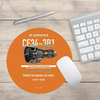 Thumbnail for CF34-3B1 design on orange round mouse pad