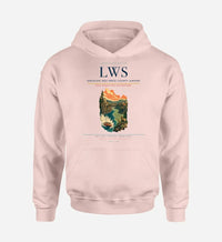 Thumbnail for Lewiston–Nez Perce County Airport (LWS) design on pink hoodie single-side print