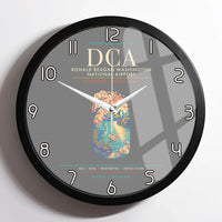 Thumbnail for Ronald Reagan Washington National Airport DCA Wall-Clock Framed - Gray