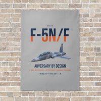 Thumbnail for F-5N F Adversary vertical canvas print - no frame - light gray background