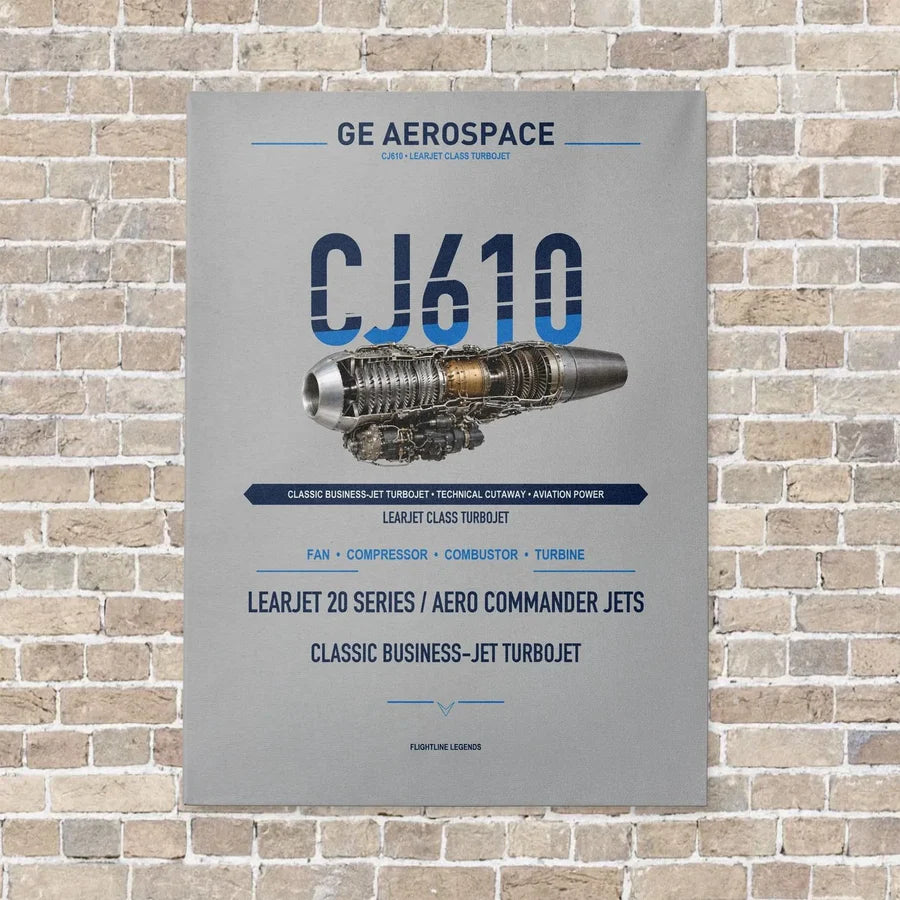 CJ610 vertical canvas print - no frame - light gray background