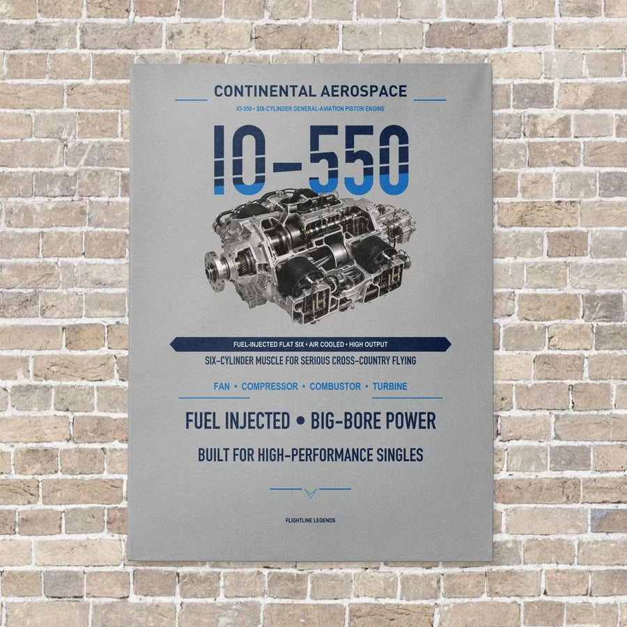 IO-550 vertical canvas print - no frame - light gray background