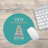 Thumbnail for Odesa International Airport ODS Mouse-Pad Round - Turquoise