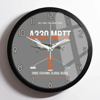 Thumbnail for Airbus A330 MRTT design on gray framed wall clock