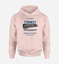 Thumbnail for CONWAY design on pink hoodie single side