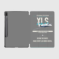 Thumbnail for Cessna Citation XLS design on gray samsung tablet tablet case