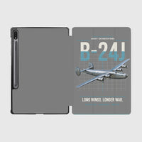 Thumbnail for B-24J Liberator design on gray samsung tablet tablet case