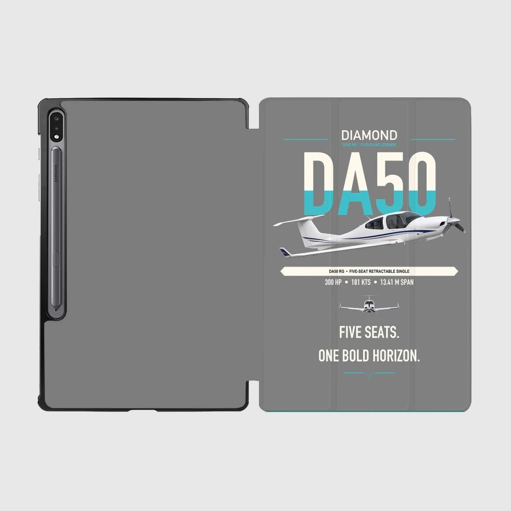 Diamond DA50 RG design on gray samsung tablet tablet case