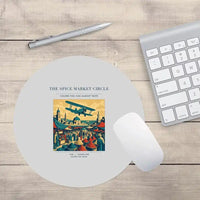 Thumbnail for VINTAGE G4498 - The Spice Market Circle - Designed Mouse Pads design on lightgray round