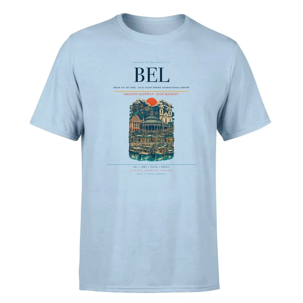 Belem Airport (BEL) Premium T-Shirt Light Blue