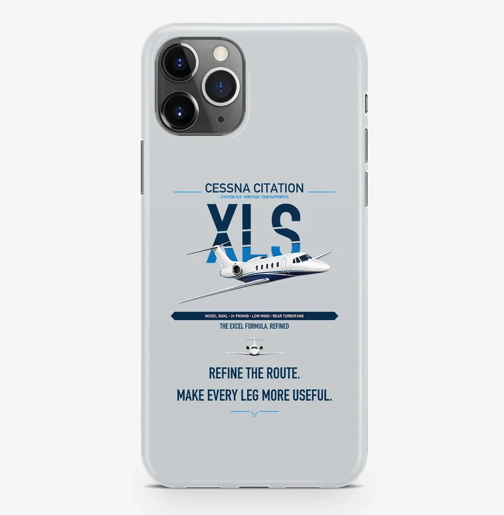 Cessna Citation XLS design on light gray magsafe iphone case, for iPhone Pro Max