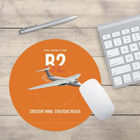 Thumbnail for Handley Page Victor B2 design on orange round mouse pad