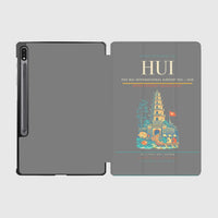 Thumbnail for Phu Bai International Airport (HUI) design on gray samsung tablet tablet case