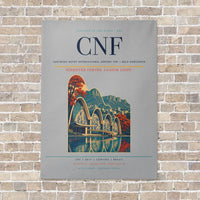 Thumbnail for Tancredo Neves International Airport CNF — Belo Horizonte vertical canvas print - no frame - light gray background
