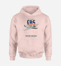 Thumbnail for de Havilland Vampire FB5 design on pink double-side hoodie, single-side print