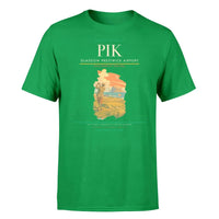 Thumbnail for Glasgow Prestwick Airport (PIK) T-Shirt single-side front print in Green | glasgow-prestwick-airport-pik-double-side-t-shirt