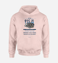 Thumbnail for 915 iS design on pink hoodie single side