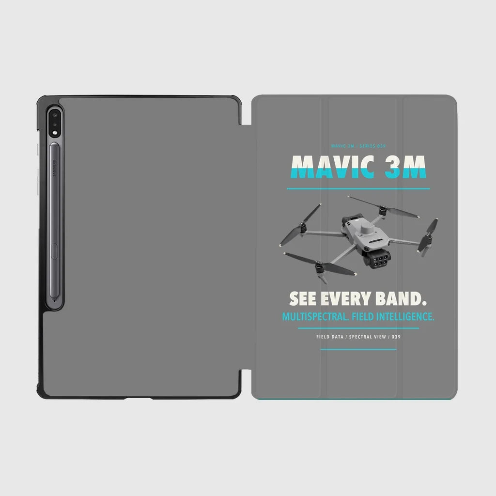 DJI Mavic 3 Multispectral design on gray samsung tablet tablet case