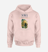Thumbnail for Norwich Airport (NWI) design on pink hoodie single-side print