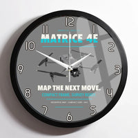 Thumbnail for DJI Matrice 4E design on gray framed wall clock