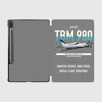 Thumbnail for Daher TBM 980 design on gray samsung tablet tablet case