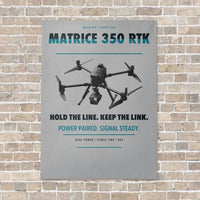 Thumbnail for DJI Matrice 350 RTK vertical canvas print - no frame - light gray background