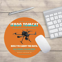 Thumbnail for Inspired Flight IF800 Tomcat design on orange round mouse pad