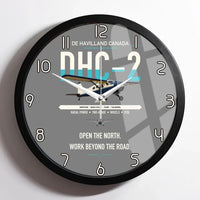 Thumbnail for DHC-2 Beaver Mk I design on gray framed wall clock