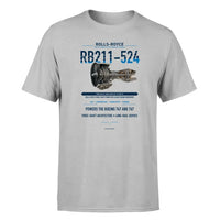 Thumbnail for RB211-524 design on light gray single side